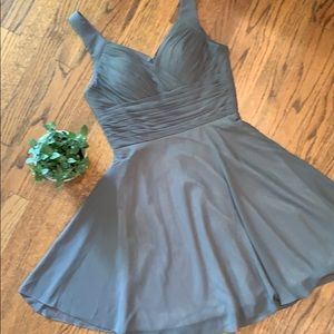Gray formal dress